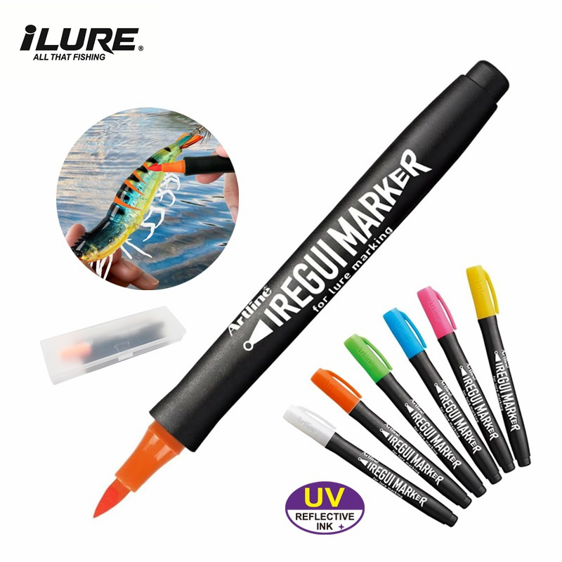 Fishing Lure Soft Plastic - Neues Angelzubehör UV-Fluoreszierender Farbstift für Weich-