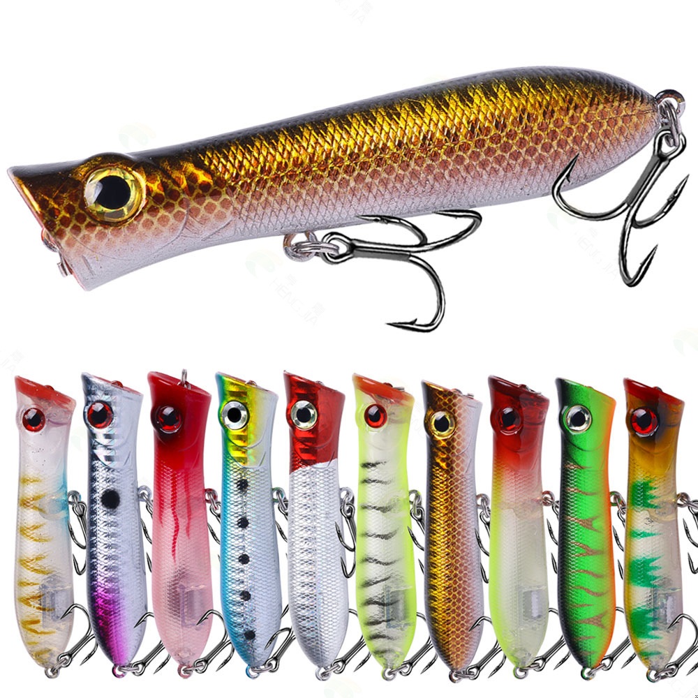 Fishing Lure Popper - 1PC Popper Angeln Locken 8cm-12g Schwimm