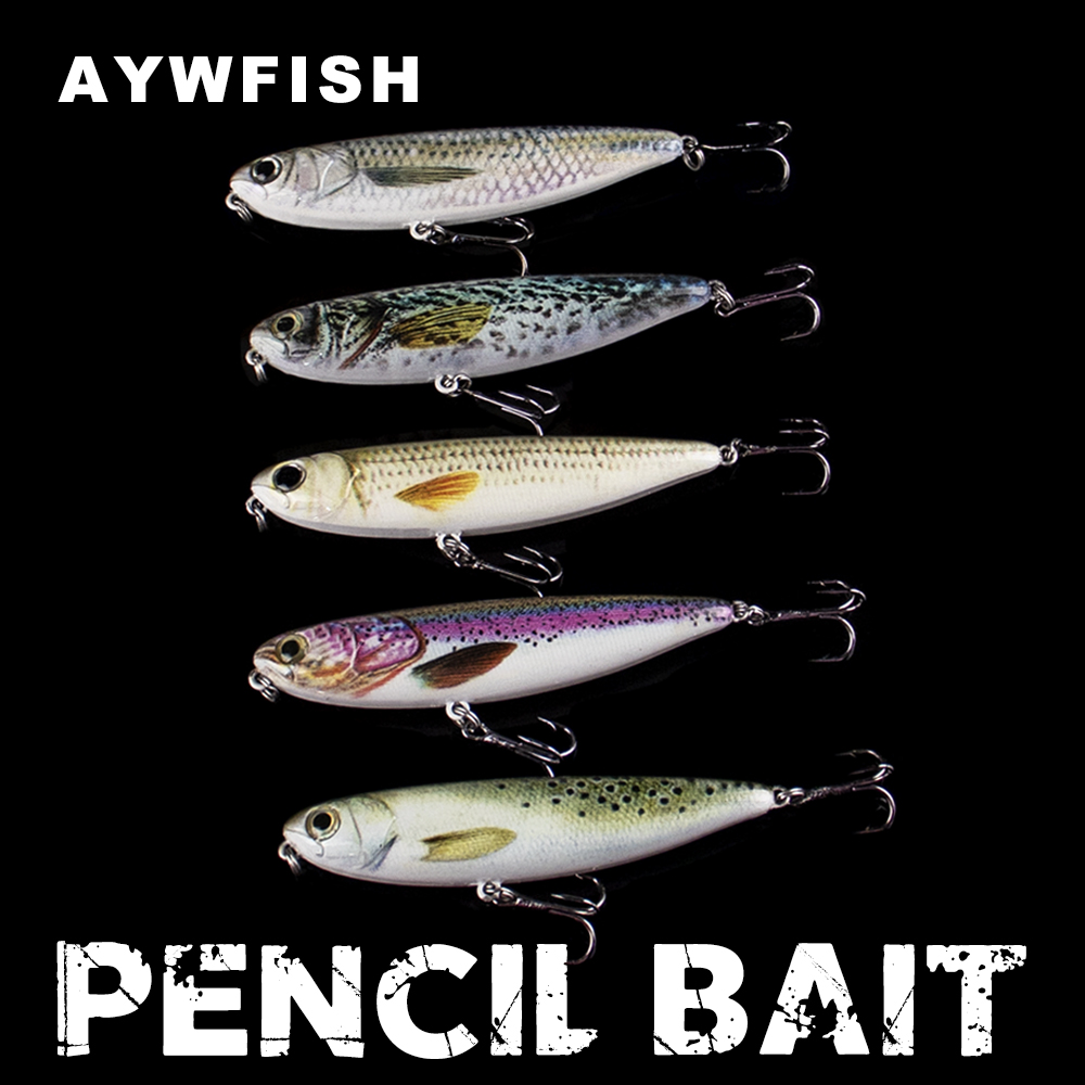Fishing Lure Topwater - AYWFISH 9CM 11,8G Schwimmende Bleistift Angeln