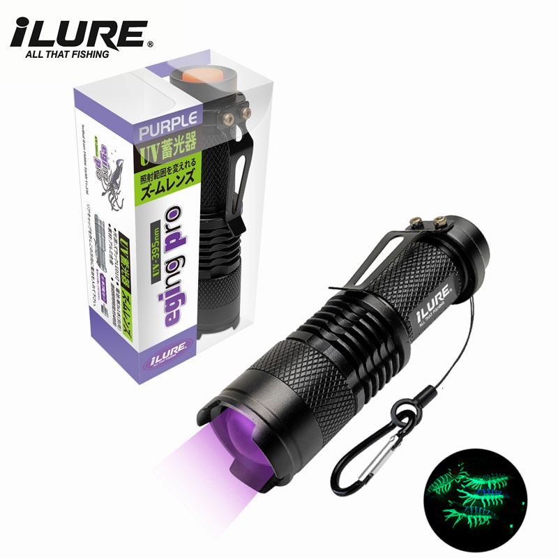 Fishing Lure Kit - Mini UV Taschenlampe 395nm Ultraviolett Angeln