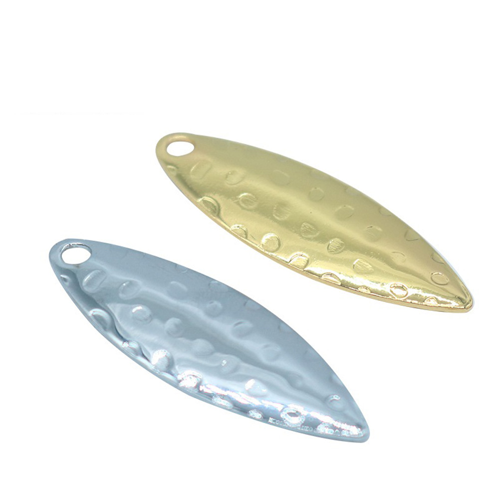 Fishing Lure Spinner - 10 Stück/Set Weidenblatt-Pailletten mit Rillenoberfläche DIY