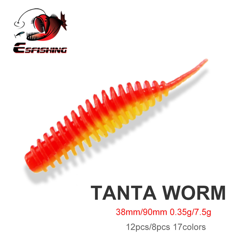 Fishing Lure Soft Plastic - ESFISHING Angelköder Tanta 38mm 90mm 0,35g