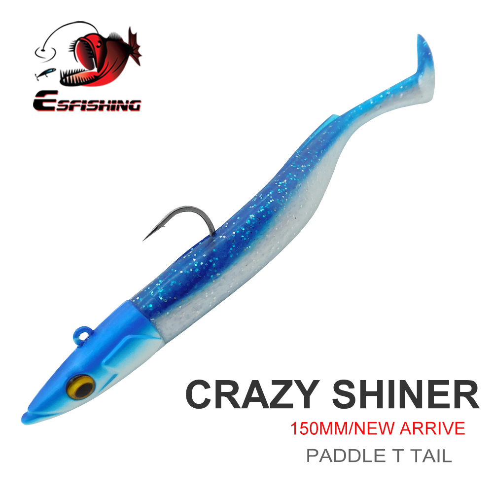 Fishing Lure Swimbait - ESFISHING Weicher Angelköder Leurre Souple Crazy