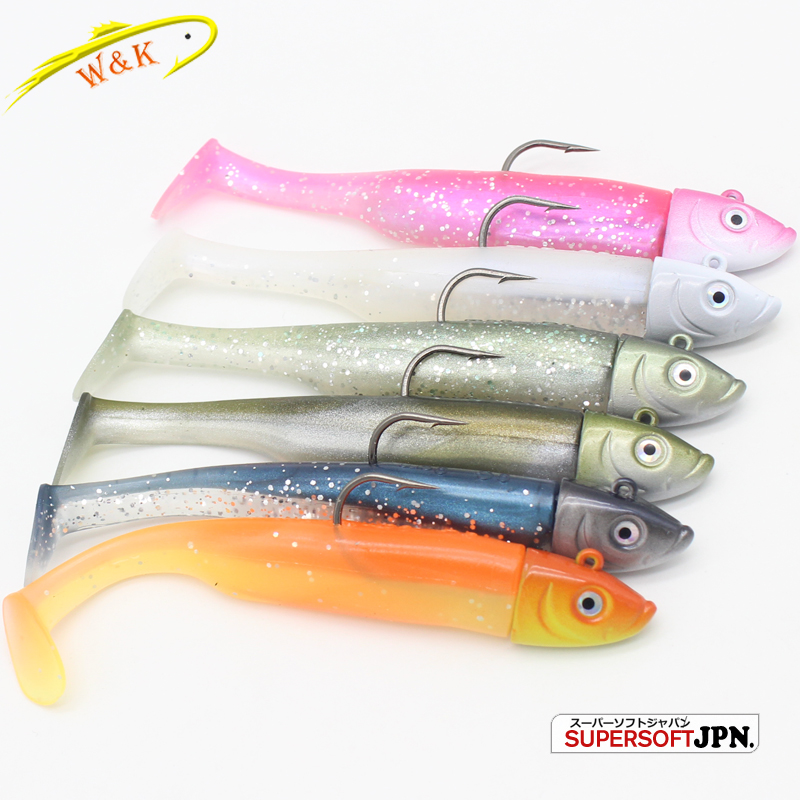 Fishing Lure Soft Plastic - 2er-Set Salzwasser-Angelköder, 30g, 11,5 cm, Paddle-Tail-Softköder