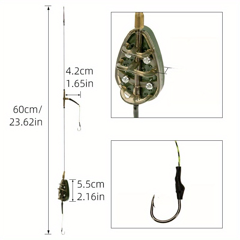 1pc Karpfen Angeln Feeder Kit  – Fishing Lure Kit Bewertung und Preis