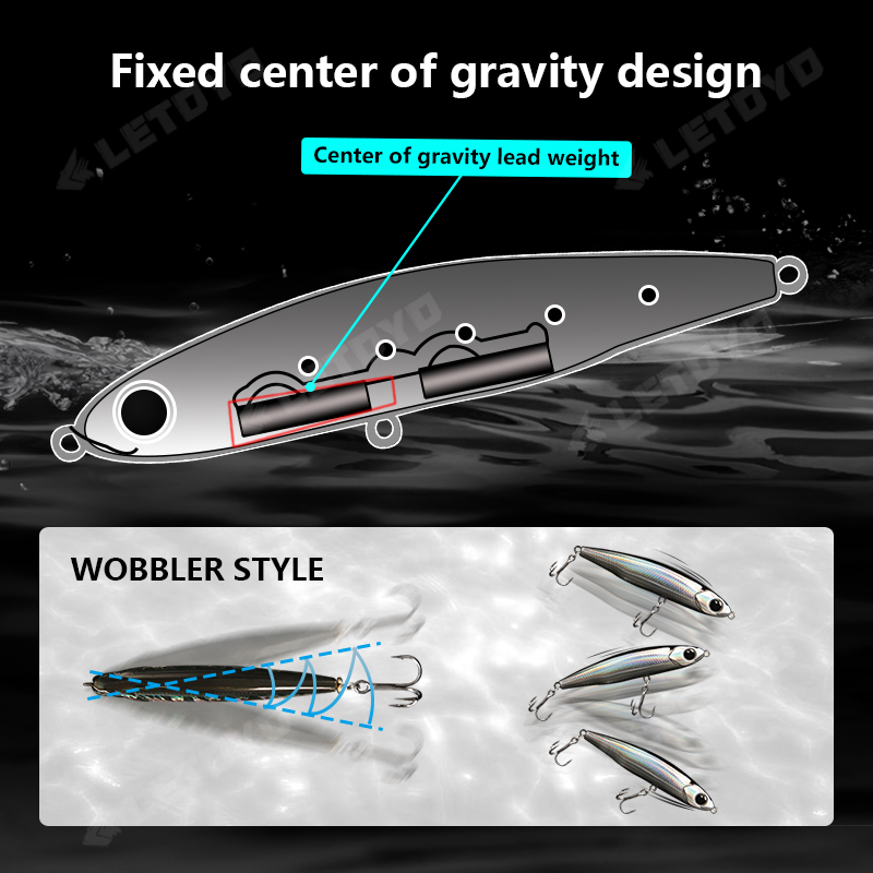 LETOYO Sinking Pencil 17g 12g- – Fishing Lure Swimbait Bewertung und Preis