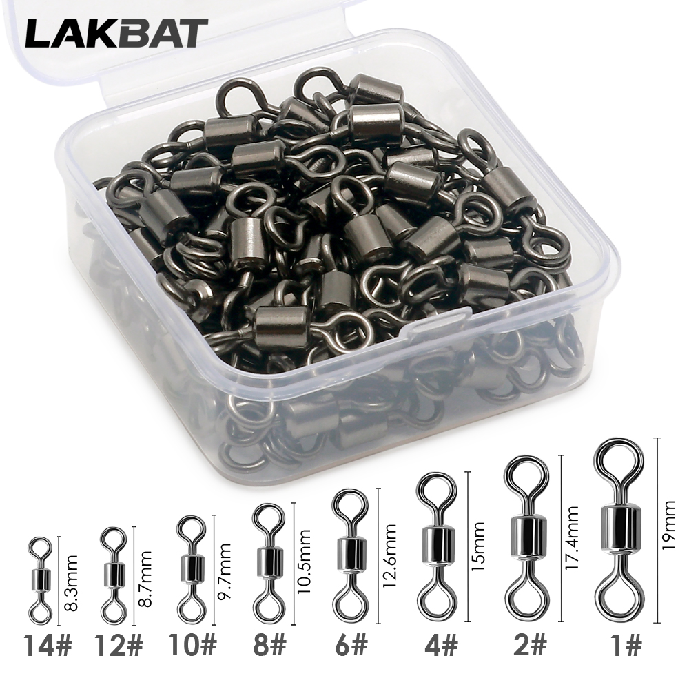 100 Stück Edelstahl-Angelwirbe – Fishing Lure Spinner Bewertung und Preis