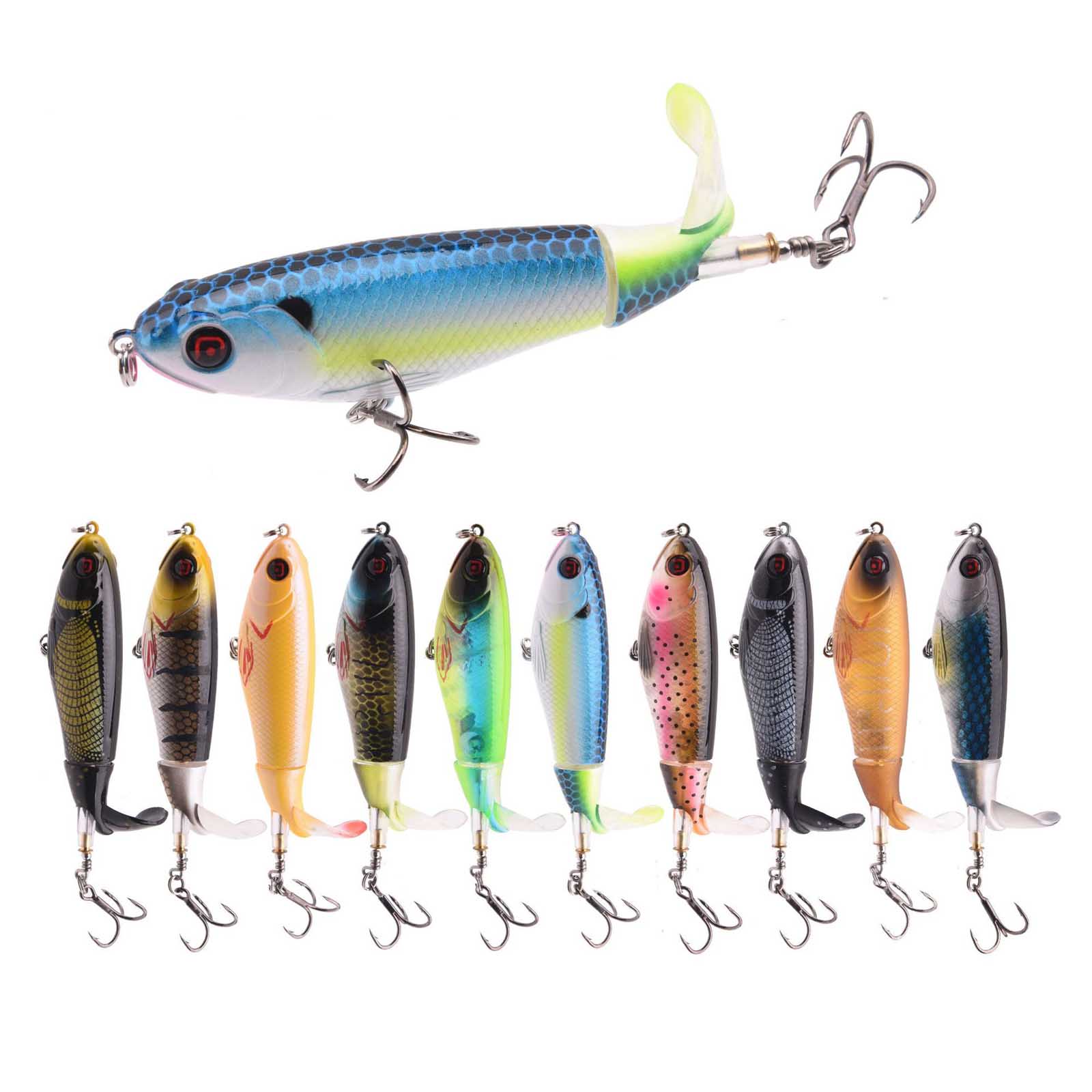 10,5cm/17g Propeller-Traktor-O – Fishing Lure Popper Bewertung und Preis