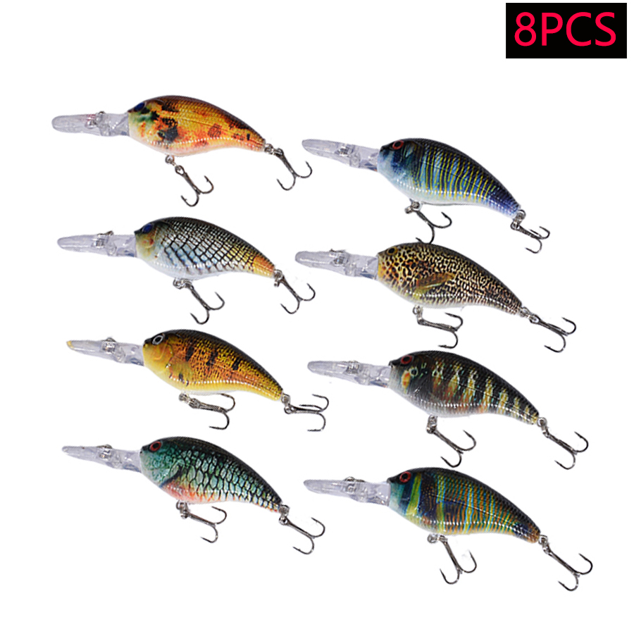 8-teiliges Jerkbait Minnow ABS – Fishing Lure Jerkbait Bewertung und Preis