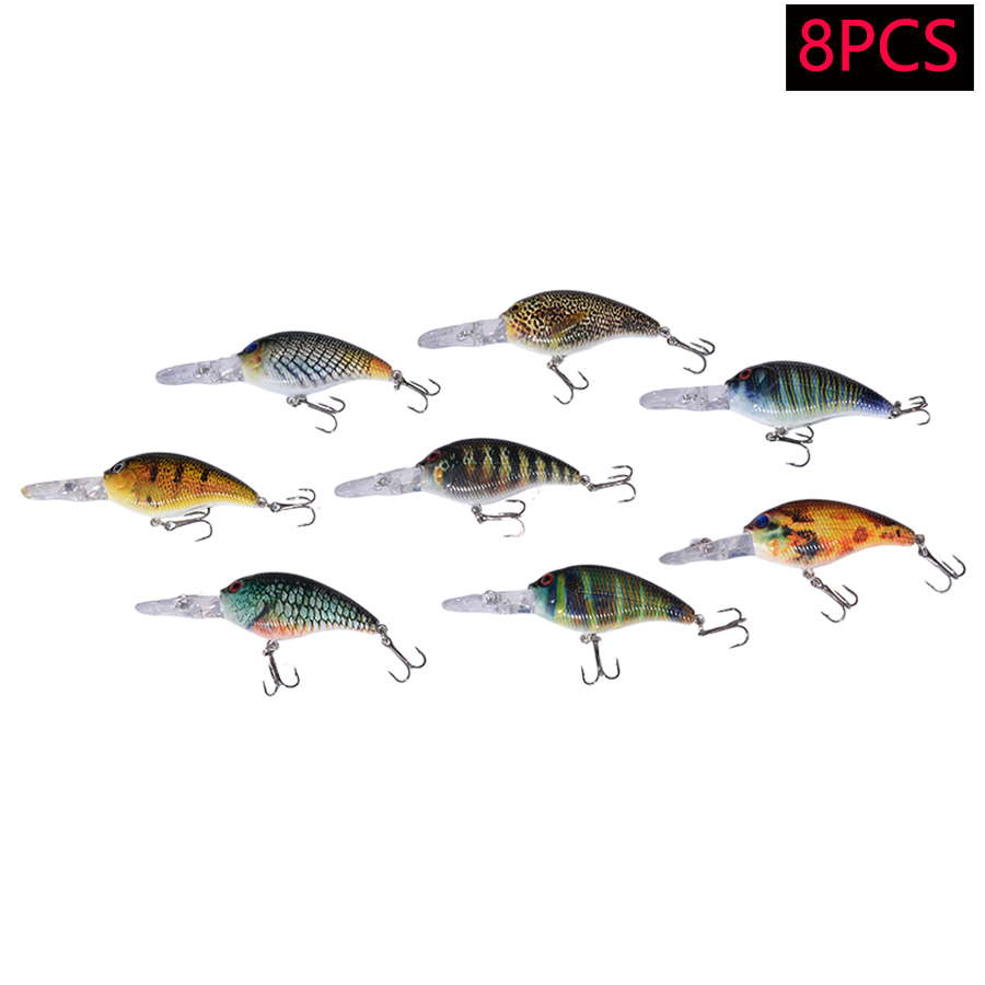8-teiliges Jerkbait Minnow ABS – Fishing Lure Jerkbait Bewertung und Preis