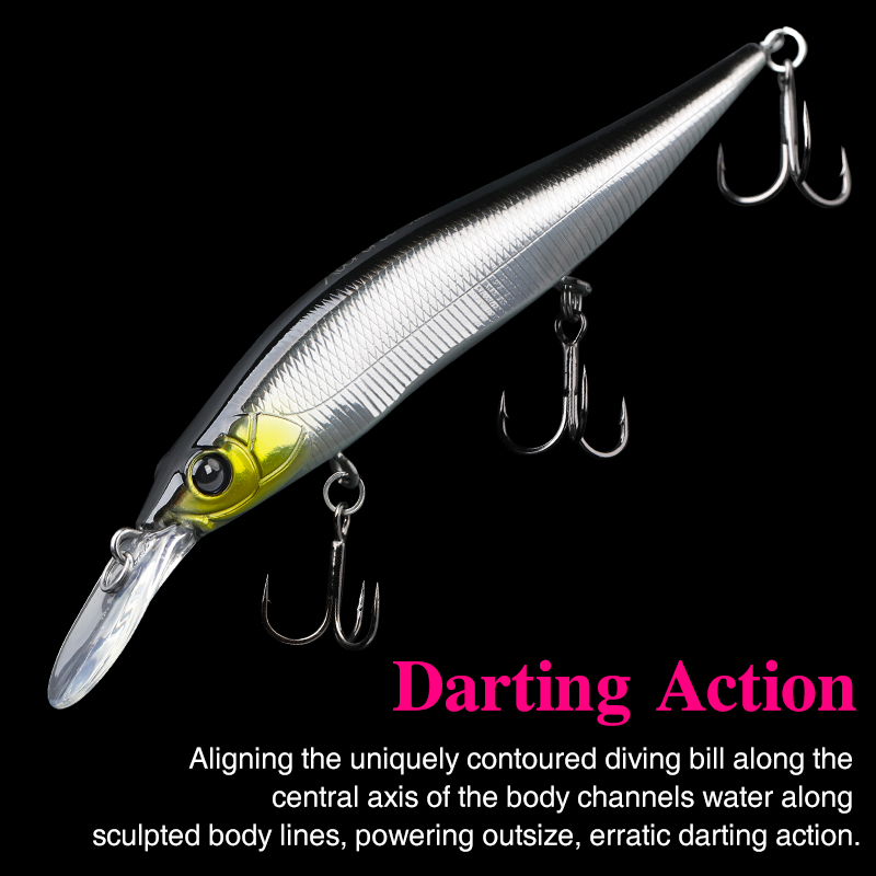 TSURINOYA Suspend Minnow AUROR – Fishing Lure Spinnerbait Bewertung und Preis
