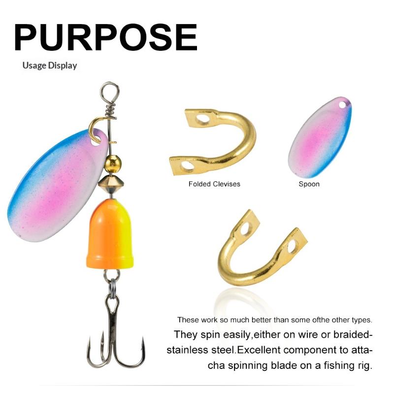 Heißer Verkauf: 50 Stück Easy- – Fishing Lure Spinner Bewertung und Preis