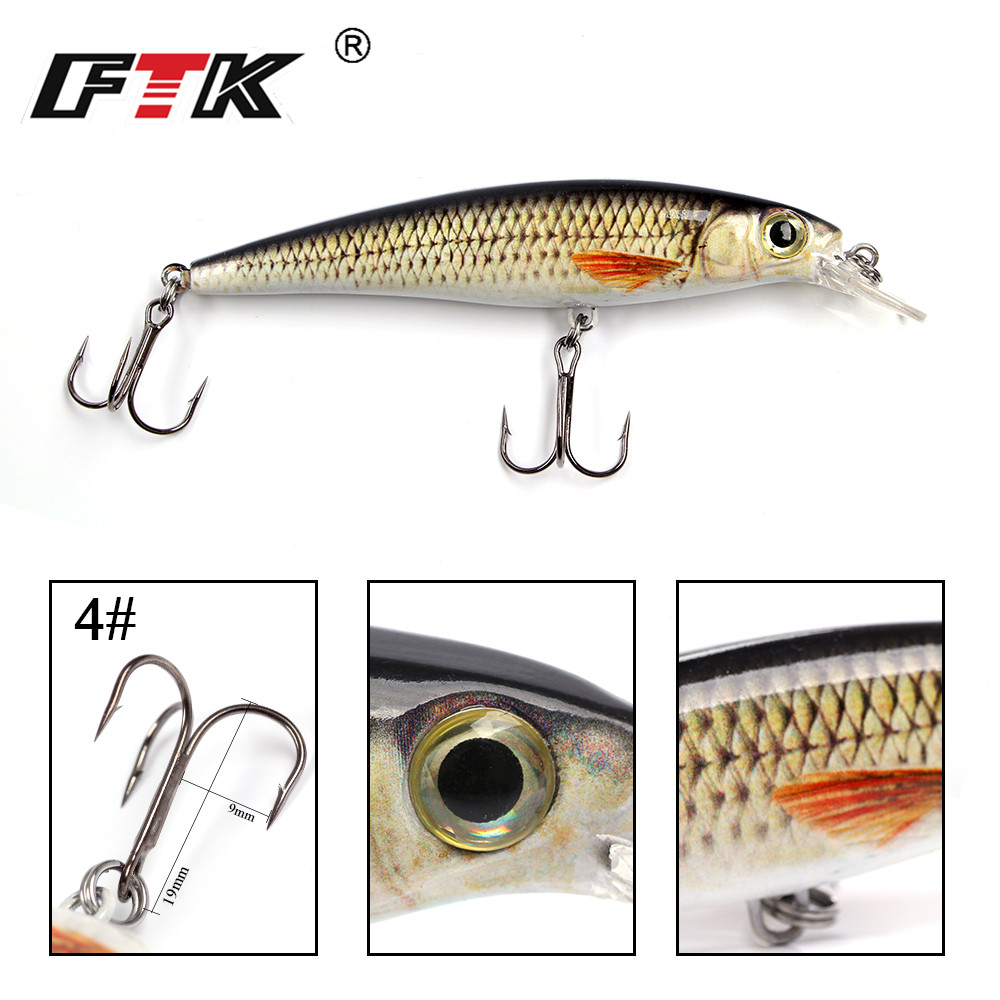 FTK 1pc Minnow Angeln Locken L – Fishing Lure Crankbait Bewertung und Preis