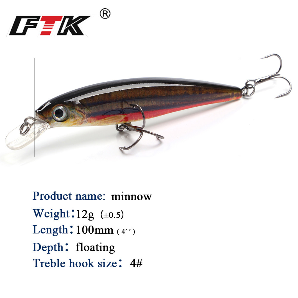 FTK 1pc Minnow Angeln Locken L – Fishing Lure Crankbait Bewertung und Preis