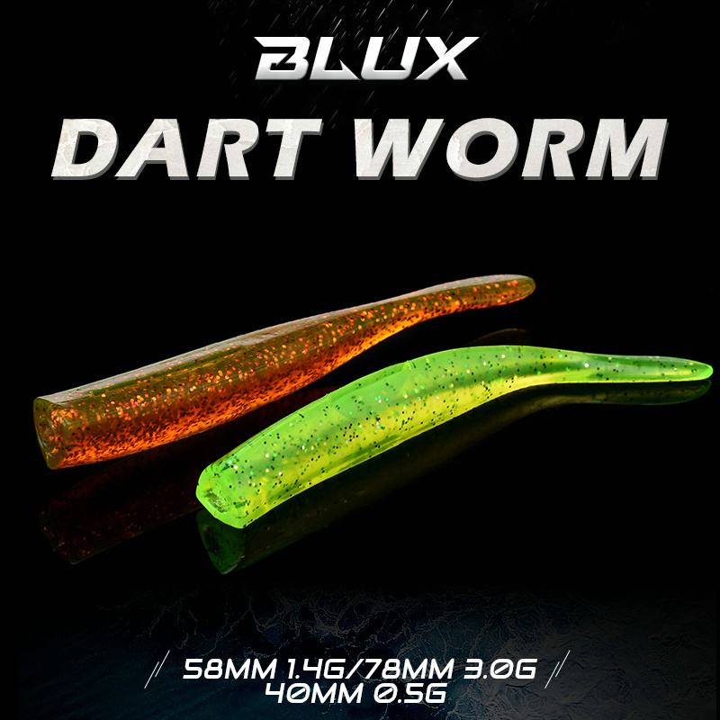 BLUX Neue Dart Wurm Weichen Kö – Fishing Lure Soft Plastic Bewertung und Preis