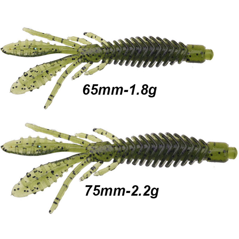 WESTBASS 5PCS Weiche Larve Köd – Fishing Lure Spinnerbait Bewertung und Preis