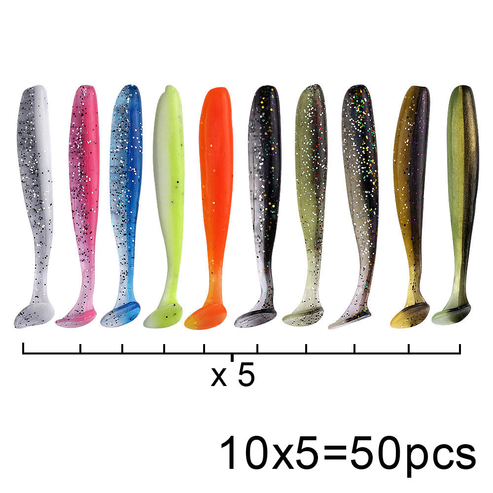 QXO 50 Teile/los Swimbait Weic – Fishing Lure Soft Plastic Bewertung und Preis