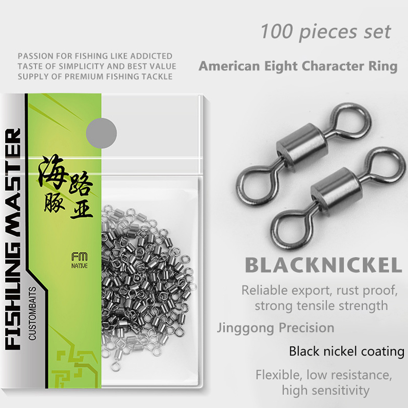 ★ ▲ 100 Stück Angelwirbel aus  – Fishing Lure Kit Bewertung und Preis