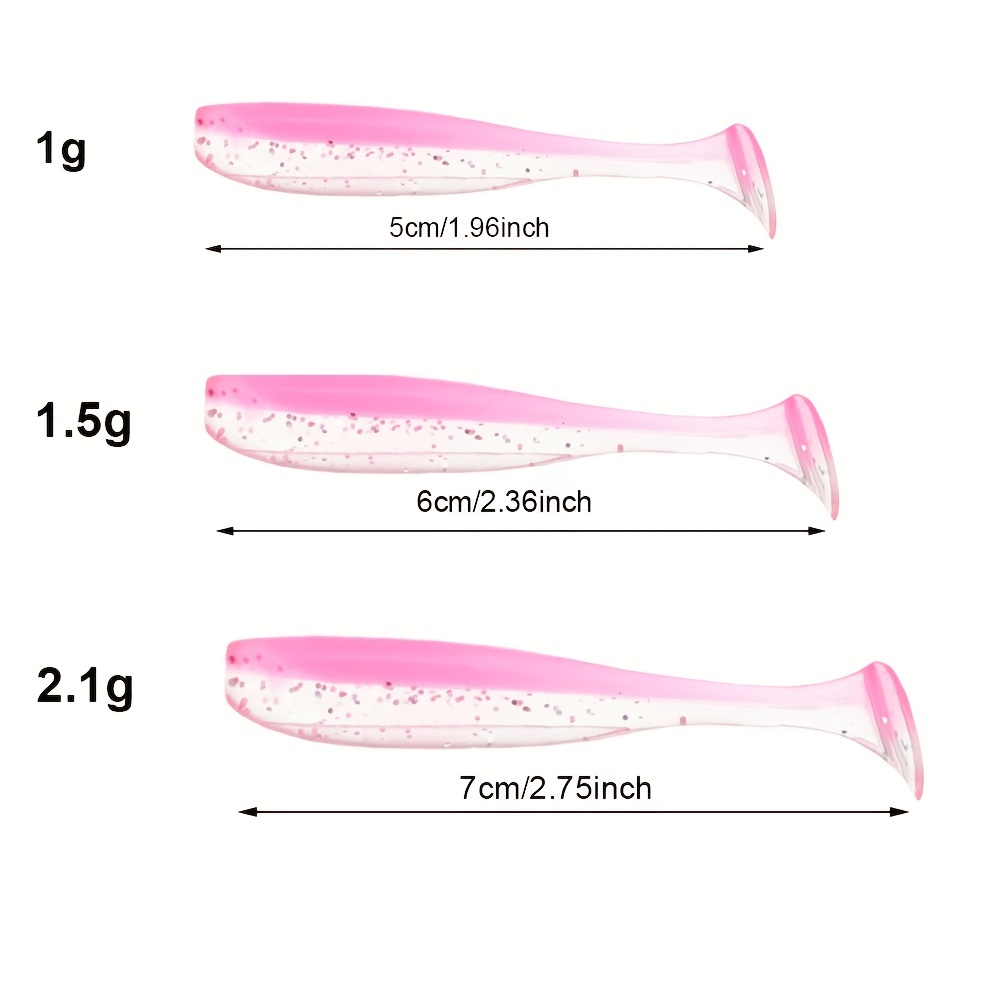 50 teile/schachtel Angeln Lock – Fishing Lure Soft Plastic Bewertung und Preis