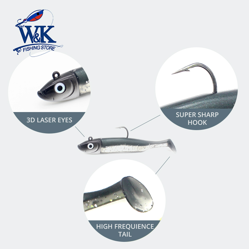 2er-Set Salzwasser-Angelköder, – Fishing Lure Soft Plastic Bewertung und Preis