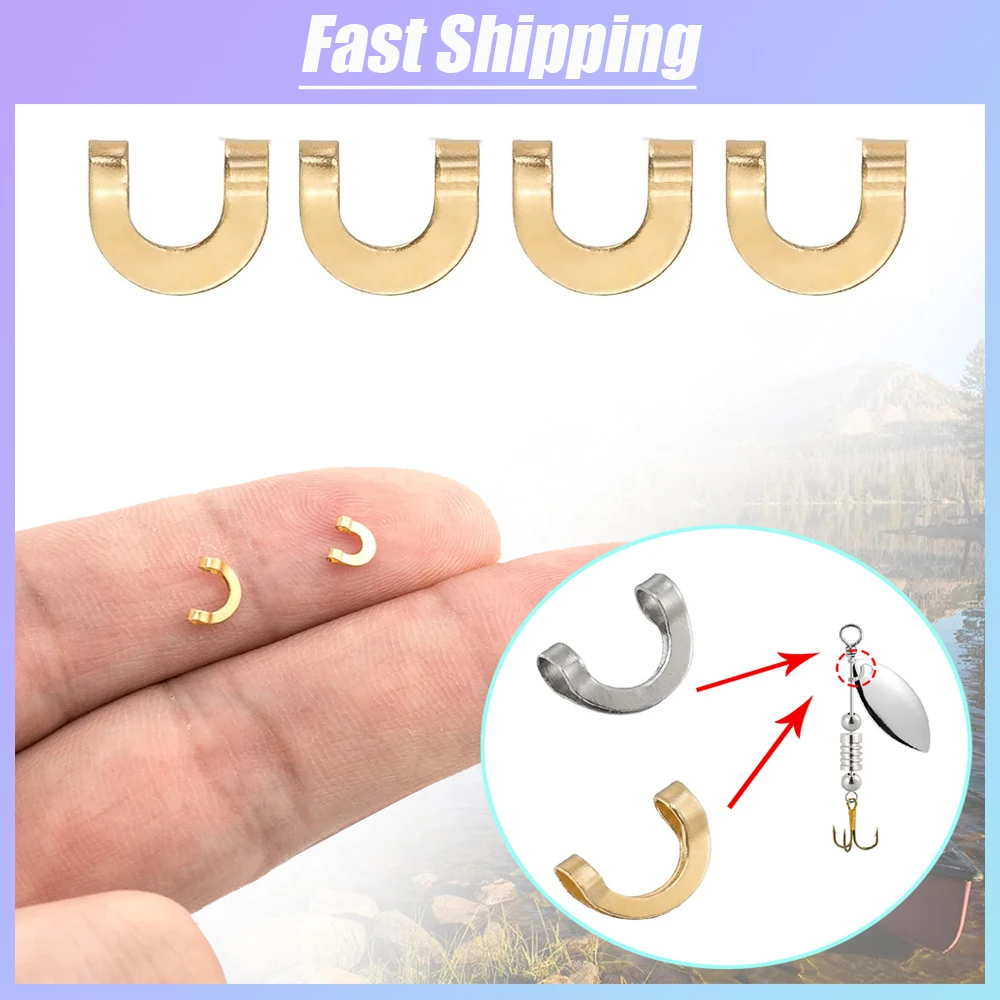 100 stücke Angeln U Förmigen F – Fishing Lure Spinner Bewertung und Preis