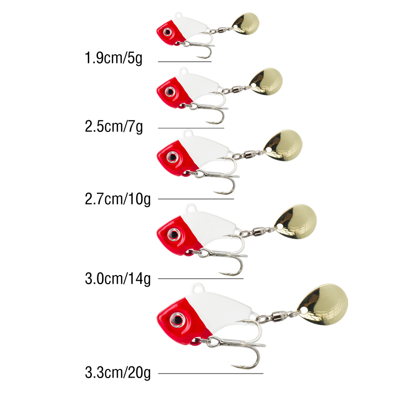6-teiliges Set 5g/7g/10g/14g/2 – Fishing Lure Spinnerbait Bewertung und Preis